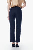 LE REUSSI - Original Italian Wool Skinny Pants in Navy Blue