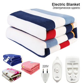 220V Automatic Electric Heating Thermostat Throw Blanket Double Body Warmer Bed Electric Mattress Heated Carpets Mat EU Plug