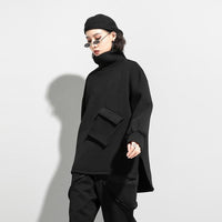 MARIGOLDSHADOWS - Original Tamaka Pocket Turtleneck Long Sleeve Shirt