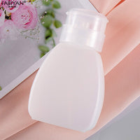 250Ml Nail Art Bottle Empty Pumping Dispenser Cleanser Container  Nail Polish UV Gel Remover Alcohol Press Tool