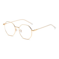 SHAUNA - Original Anti-Blue Light Fashion Women Polygons Eyeglasses Frame Ultralight Metal Optical Glasses Frame