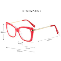 Original 45173 Optical Eyeglasses Women Metal Legs Designer Prescription Rim Spectacles for Eyewear Glasses Frame Fashion Styles