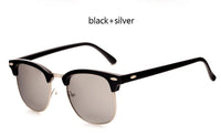 RBROVO - Original 2021 Luxury Retro Sunglasses Women Brand Designer Glasses Women Classic Eyeglasses Women/Men Mirror Lunette Soleil Femme