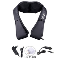 Home Car Electrical Body Neck Massager Back Relaxation Massagem U Shape Shoulder Shiatsu Infrared heated 3D Kneading Shawl belt