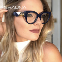 SHAUNA - Original Fashion Mixed Colors Women Eyeglasses Frame Reading Glasses UV400