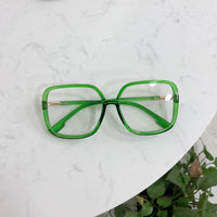 Original New Fashion Vintage Clear Square Glasses Frame Women Brand Designer Fresh Big Transparent Eyeglasses Female Optical Spectacles