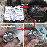 Original LINSION 925 Sterling Silver Double Skulls Heart Pendant Mens Biker Pendant TA168 JP