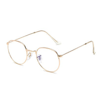 RBROVO - Original 2021 Round Glasses Frame Women Vintage Glasses Women Clear Lens Eyeglasses Frames Women/Men Metal Lentes De Lectura Mujer
