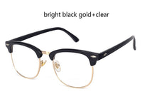 RBROVO - Original 2021 Luxury Retro Sunglasses Women Brand Designer Glasses Women Classic Eyeglasses Women/Men Mirror Lunette Soleil Femme