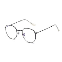 RBROVO - Original 2021 Round Glasses Frame Women Vintage Glasses Women Clear Lens Eyeglasses Frames Women/Men Metal Lentes De Lectura Mujer