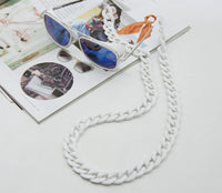 Original Fashion Acrylic Sunglasses Chain Women Reading Glasses Hanging Neck Chain Largands Straps Resin Glasses Chain Eyeglasses Strap