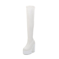 Original Gdgydh Thigh High Boots For Tall Women Utral High Heels Shoes Nightclub Party Platform Boots Over The Knee Women Stretch Winter