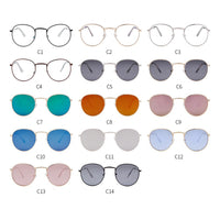 DYTYMJ - Original Small Round Sunglasses Women Brand Designer Retro Glasses Women Mirror Eyeglasses Women/Men Vintage Oculos De Sol Gafas