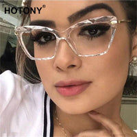 OTONY OFFICIAL STORE - Original Women Metal Legs Brand Designer Eyeglasses Optical Acetate Rim Spectacles