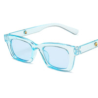 YOOSKE Vintage Rectangle Women Men Sunglasses Brand Designer Small Sun Glasses Frame Female Lady Eyeglasses UV400