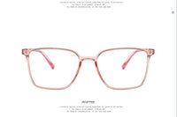 Original Anti Blue Light Glasses Square Frame 2022 Women's Eyeglasses Frame Blue Blocking Gaming  Eyeglasses Vintage Men Spectacles