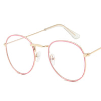 Yoovos 2021 Glasses Frame Women Luxury Round Eyeglasses Frames Vintage Brand Designer Okulary Blue Light Eyewear Gafas De Mujer