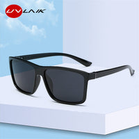 UVLAIK Men Polarized Sunglasses Brand Vintage Square Driving Movement Sun Glasses Men Driver Safety Protect UV400 Eyeglasses