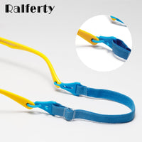 RALFERTY - Original Kids Anti Slip Glasses Chain Child Eyeglasses Rope Adjustable Elastic Cord Holder Sport Lanyard Strap String Face Mask Extender