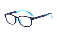 BLUE KIDS - Original 2020 Blue Light Glasses Children Blocking Computer Eyeglasses Kids Girls Transparent TR90 Soft Silicone Frame UV400