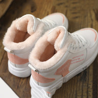 Original Women Casual Shoes 2019 Leather Fashion Women Sneakers Shoes Flats Platform Warm Plush Women Shoes Breathable off Winter shoes