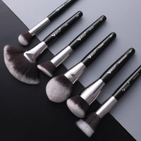 BEILI Black 20 pcs Makeup Brushes Set Professional Goat Synthetic hair Powder Foundation Blush Eyebrow Eyeshadow Make up Brush