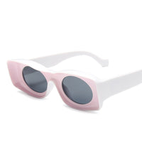 LONG KEEPER - Original 2020 New Square Hip Hop Sunglasses Women Men Fashion Funny Sun Glasses Unisex Unique Oval Candy Color Eyeglasses Gafas UV400