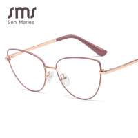 RMS SEN MARIES - Original Original Vintage Cat Eye Retro Simple Glasses Frames Men Women Optical Fashion Computer Eyeglasses Clear Lenses Transparent Glasses