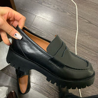 Original RIZABINA 2022 Ins Women Flats Shoes Real Leather Loafers Fashion Platform Casual Shoes Woman Office Lady Footwear Size 34-43