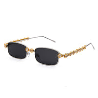 Original Rectangle Rhinestone Sunglasses Women Fashion Steampunk Diamond Sun Glasses Crystal Vintage Shades Eyeglasses UV400 Oculos