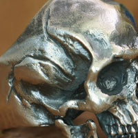 Original LINSION 925 Sterling Silver High Detail skull rings for men Biker Punk Ring TA50 US Size 7~15