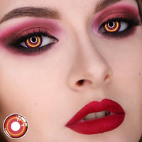 UYAAI 2Pcs/Pair Cosplay Contact Lenses Multicolored Contact Lenses Anime Accessories Anime Lenses Halloween Makeup Eye Contact
