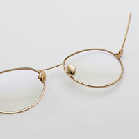 KACHAWOO OFFICIAL STORE - Original Computer Eyeglasses For Men Optical Gold Silver Anti Blue Light Glasses Frame Women Retro Round Metal Frame