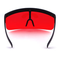 ALOZ MICC - Original Women Oversize Shield Visor Sunglasses Women Retro Windproof Glasses Men Shield Visor Flat Top Hood Eyeglasses Q439