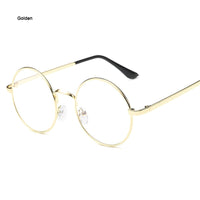 Original Round Metal Glasses for Computer Anti Blue Ray Frame Women Men Eyeglasses Transparent Spectacles Oculos De Grau