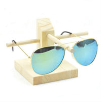 Original New Sun Glasses Eyeglasses Wood Display Stands Shelf Glasses Display Show Stand Holder Rack 9 Sizes Options Natural Material