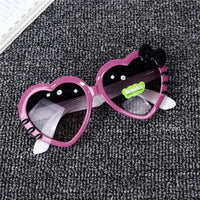 Original Fashion Kids Sunglasses Children Princess Cute Baby Hello- Glasses High Quality Boys Gilrs Cat Eye Eyeglasses UV400