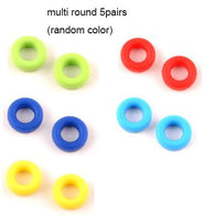RICKXI - Original 10 Pairs/lot Anti Slip Silicone Glasses Ear Hooks For Kids And Adults Round Grips Eyeglasses Sports Temple Tips Soft Ear Hook