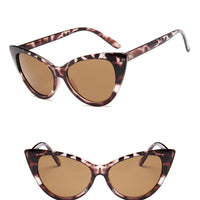 LEONLION - Original 2021 Vintage Two Sizes Cateye Sunglasses Women Luxury Eyeglasses Outdoor Shopping Street Beat Oculos De Sol Gafas UV400