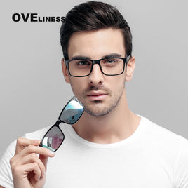 Original Eyeglasses Brand designer Polarized Magnet Clip glasses frame men women Myopia Prescription Glasses Optical sunglasses Eyewear