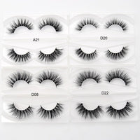 30 pairs/pack Visofree Lashes 3D Mink Eyelashes Full Strip Lashes Handmade Premium Mink Hair Multi-use False Eyelashes Makeup