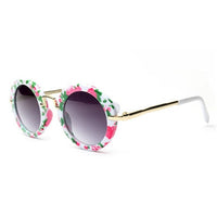 Original Beautyeye Fashion Round Kids Sunglasses Children Sun Glasses Anti-uv Baby Vintage Eyeglasses Girl Cool 6Color infantil UV400