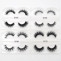 30 pairs/pack Visofree Lashes 3D Mink Eyelashes Full Strip Lashes Handmade Premium Mink Hair Multi-use False Eyelashes Makeup