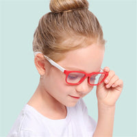 IBOODE - Original Kids Spectacles Goggles TR90 Glasses Frame Eyewear Kids UV400 Protection Anti Bue-ray Eyeglasses For Children Boys Girls
