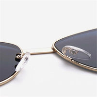 LEONLION - Original New Arrival Cateye Sunglasses Women Metal Vintage Luxury Eyeglasses Mirror Retro Oculos De Sol Feminino UV400