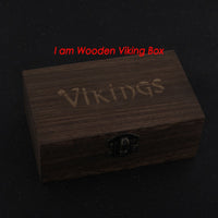 Original S925 Sterling Silver Viking Odin Raven Bangle with wood box as gift for men or women