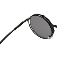 LEONLION - Original 2021 Steam punk Sunglasses Men Fashion 2021 Street Beat Round Eyeglasses Outdoor Oculos De Sol Feminino UV400
