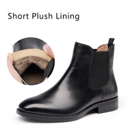 Original Beau Today Chelsea Boots Women Genuine Calfskin Leather Plus Size Autumn Winter Fashion Brand Ankle Shoes Handmade 03025