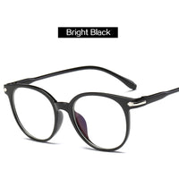 YOOSKE Women Glasses Frame Men Anti Blue Light Eyeglasses Frame Vintage Round Clear Lens Glasses Optical Spectacle Frame