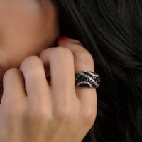 GEM & BALLET - Original Natural Blue Sapphire Ring 925 sterling silver Natural Gemstone Rings For Women Gift Vintage Fine Jewelry